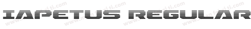 Iapetus Regular字体转换